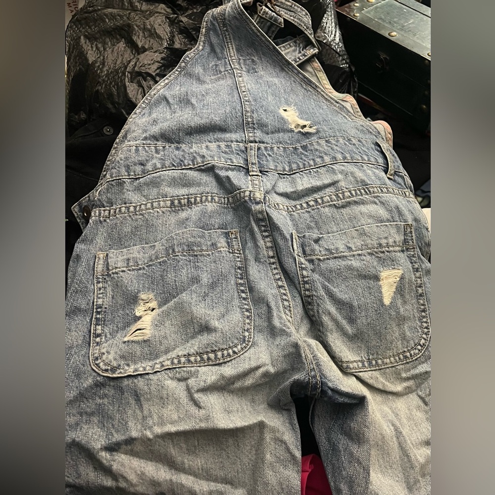 Distressed Overalls - Picture 2 of 2